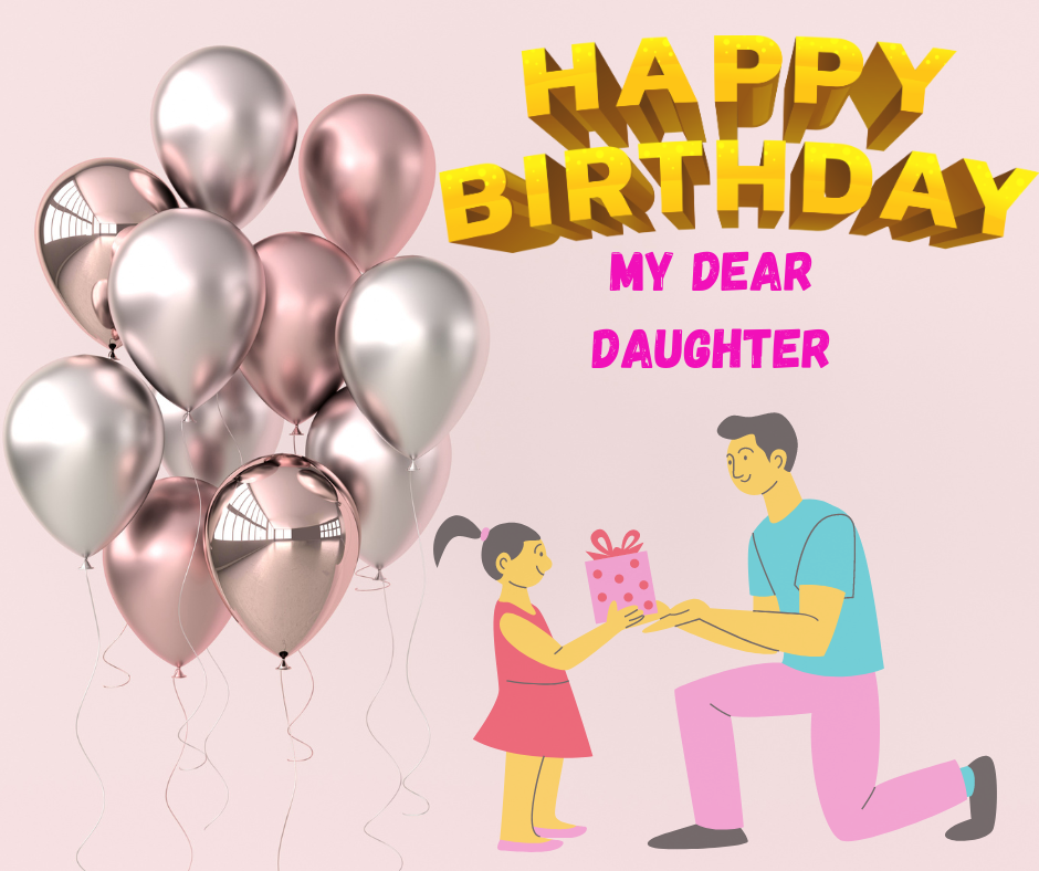 Birthday Wishes Daughter - EnglishtoHindis