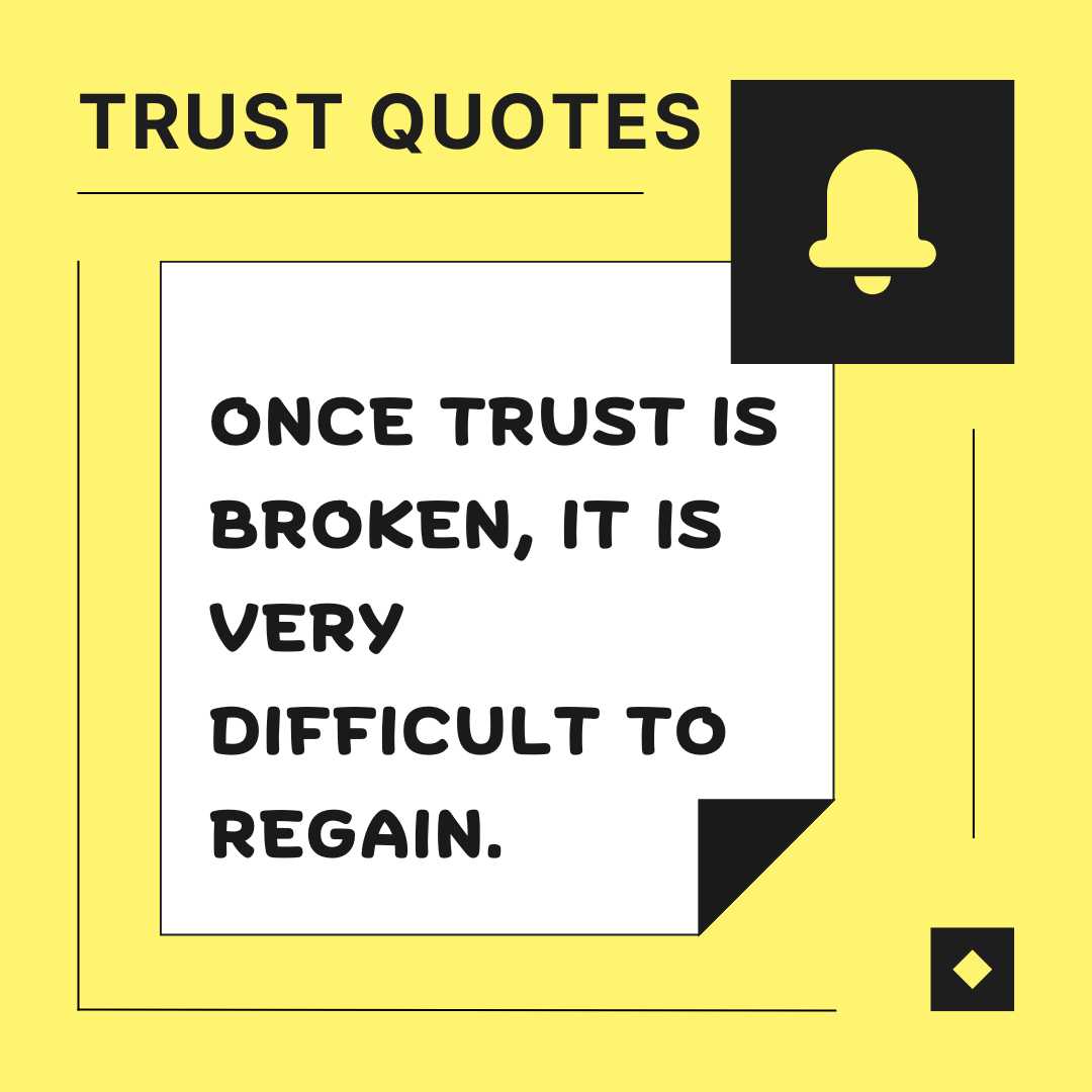 Quotes on Trust English