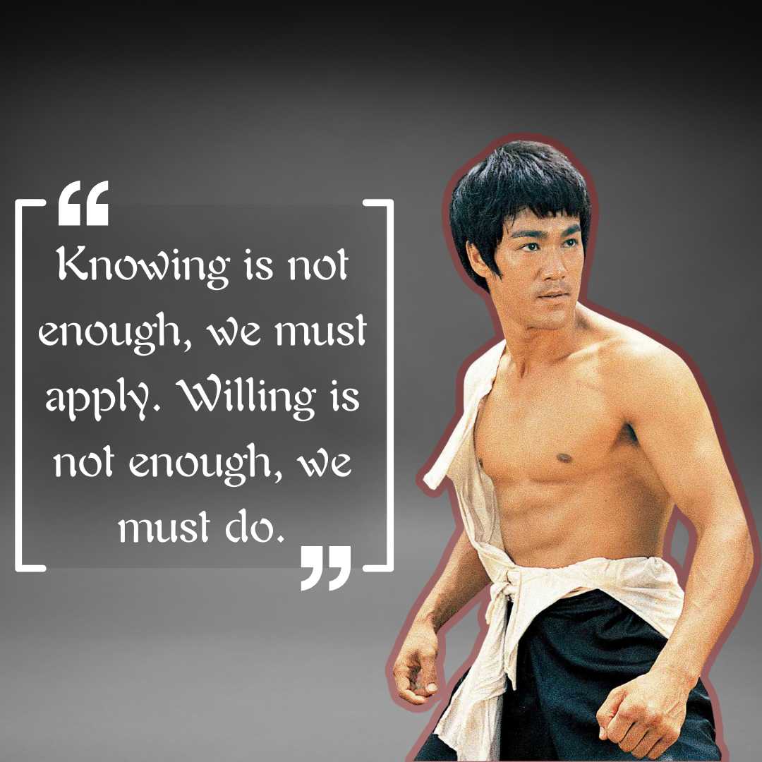 Famous Quotes from Bruce Lee