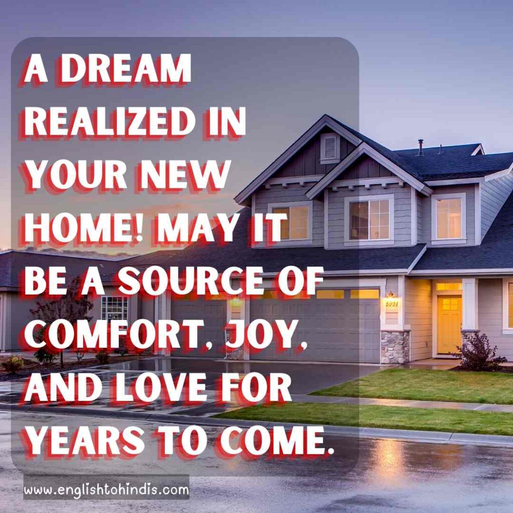 Congratulations on your New Home