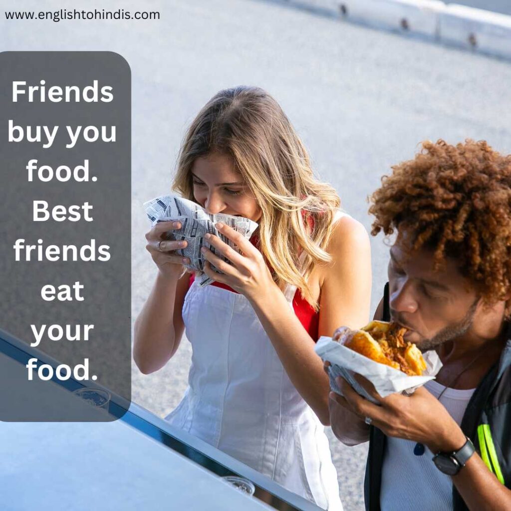 Short Funny Captions for best friend