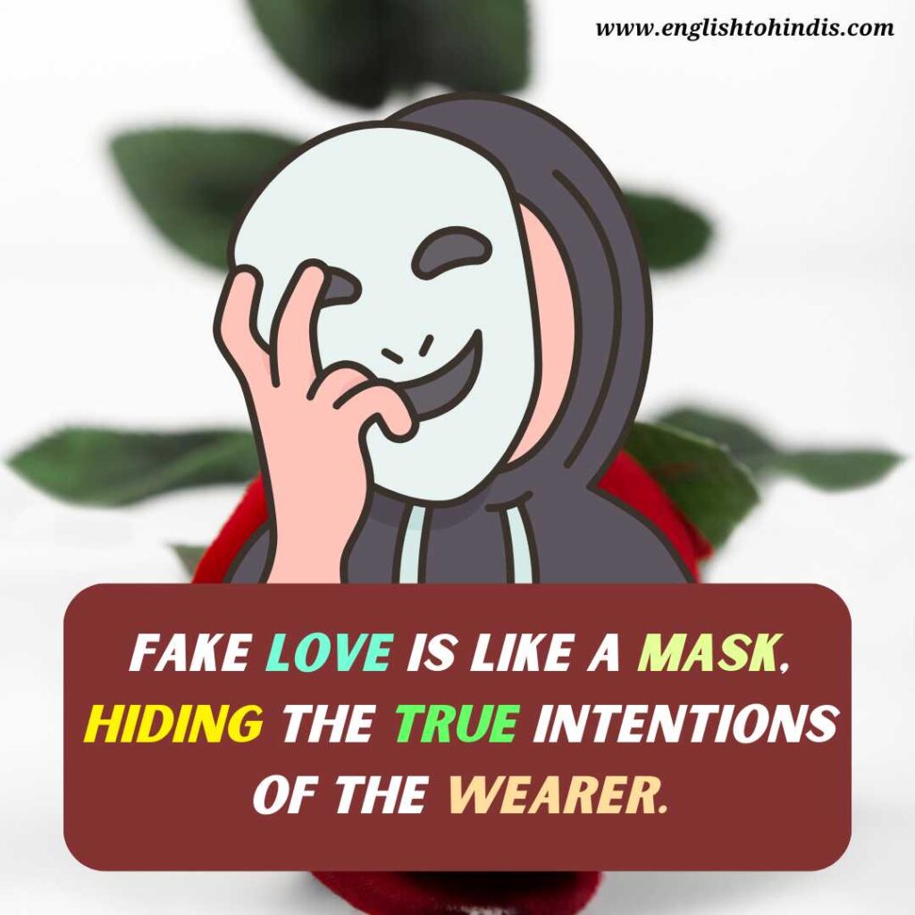 Fake Love Quote
