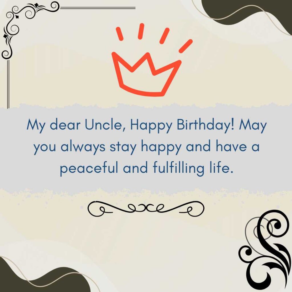 Happy Birthday Uncle