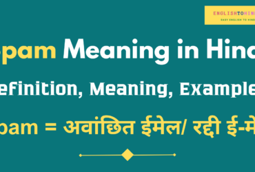 Spam Meaning in Hindi