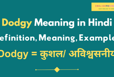 Dodgy Meaning in Hindi