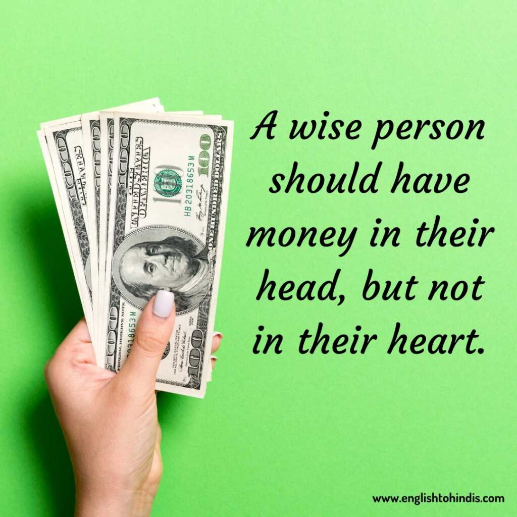 Top 75+ Quotes About Money in Hindi | Money Quotes Images 2024
