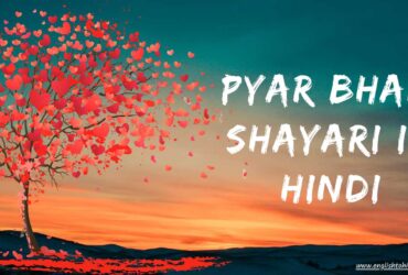 Pyar Bhari Shayari in Hindi